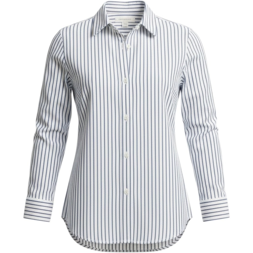 Ralph Lauren Purple Label Shirt Mens L Blue White Stripe Luxury 170s Italy